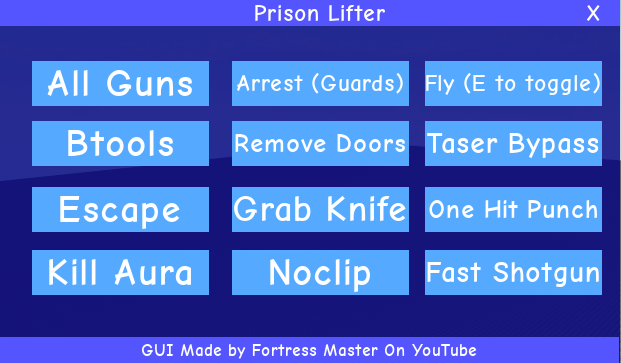 Prison Life Fast Gun Script